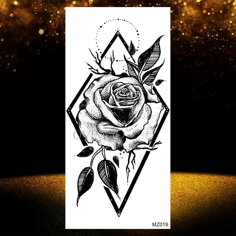 Tatouages Temporaires Gomtriques Pour Femme Motif Triangle... - 5