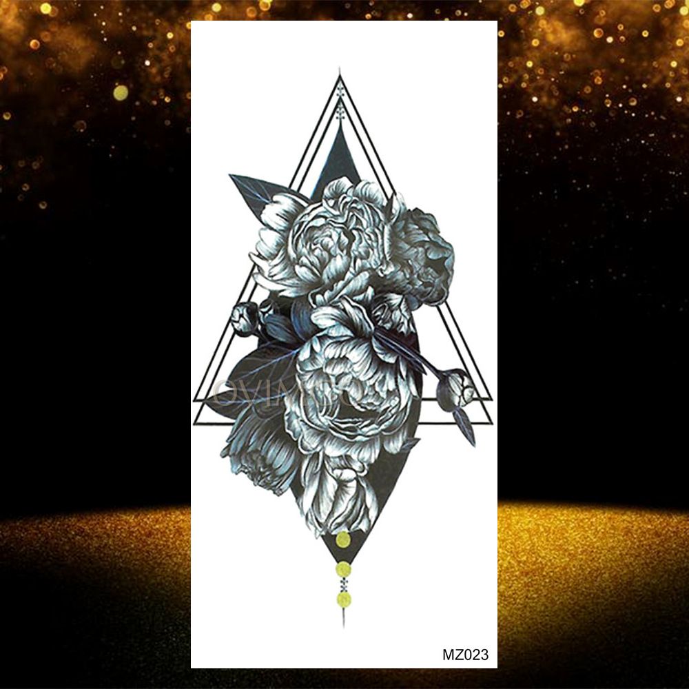 Tatouages Temporaires Gomtriques Pour Femme Motif Triangle... - 6