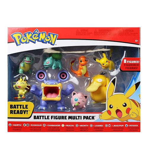 Ensemble De Figurines Pokémon Pour Enfants Pikachu Eevee Loudred Wobbuffet Rowlet Butter Anime Action Model Battle Collector Toys 8 Pièces Par Ensemble