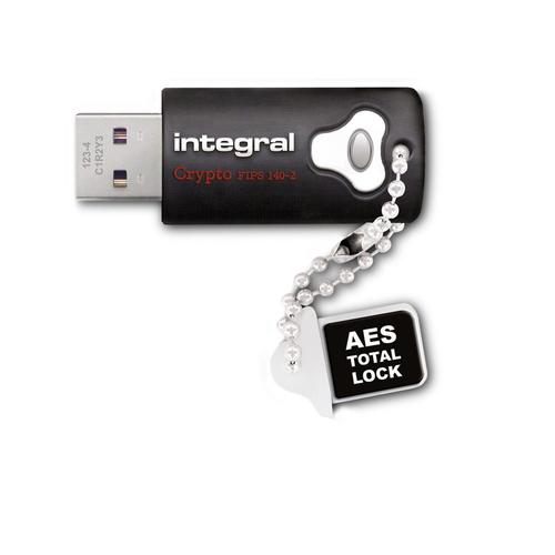 Integral Crypto - Clé USB - chiffré - 16 Go - USB 3.0 - FIPS 140-2 Level 2