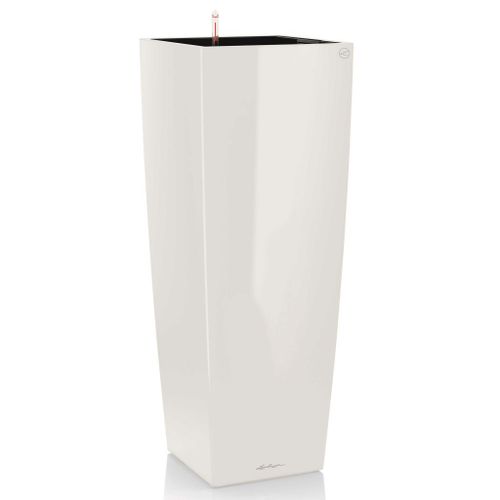 Lechuza Jardini¿¿Re Cubico Alto 40 All-In-One Blanc Brillant 18230