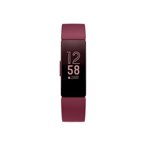 Fitbit Inspire - Tracker D'activités Avec Bracelet - Élastomère - Sangria - Taille Du Bracelet : S/L - Monochrome - Bluetooth - 20 G