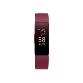 Fitbit Inspire - Tracker D'activités Avec Bracelet - Élastomère - Sangria - Taille Du Bracelet : S/L - Monochrome - Bluetooth - 20 G