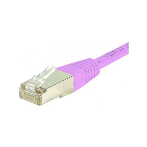 Cordon RJ45 catégorie 6 S/FTP rose - 3 m