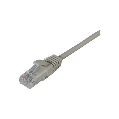 Dexlan - Cordon de raccordement - RJ-45 (M) pour RJ-45 (M) - 2 m - U/UTP, non blindé - CAT 6 - sans halogène, moulé, sans crochet - gris
