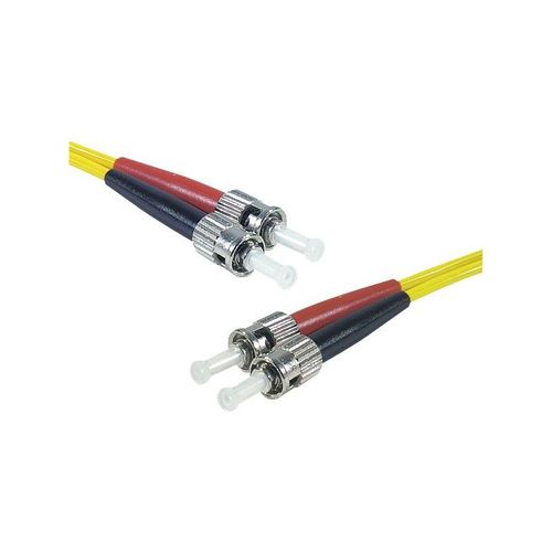 exertis Connect - Cordon de raccordement - mode unique SC/PC pour mode unique SC/PC - 1 m - 2 mm - fibre optique - duplex - 9 / 125 micromètres - ITU G.652.D/OS2 - sans halogène - jaune