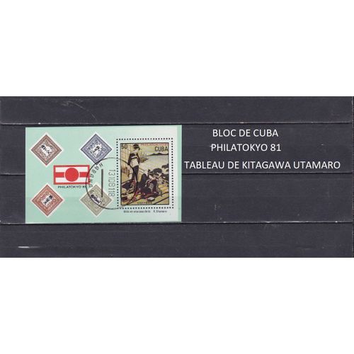Bloc De Cuba Philatokyo 81