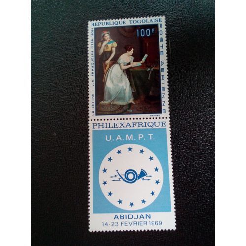 Timbre Togo Yt Pa 99 La Lettre, Franquelin Philexafrique 1969 1968 ( 201212 1)