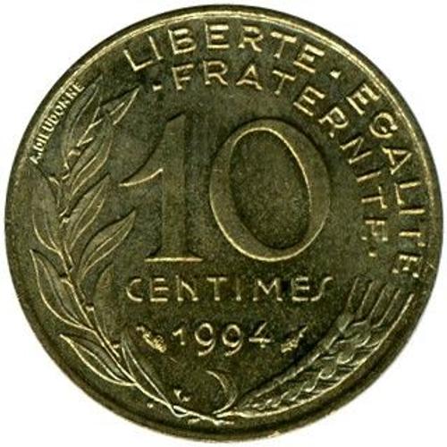 Pièce De Monnaie Française - 10 Centimes De 1994