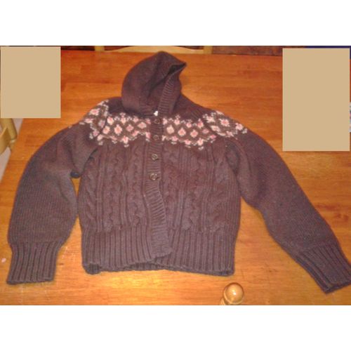 Gilet Laine À Capuche Okaidi 12-14 Ans ..