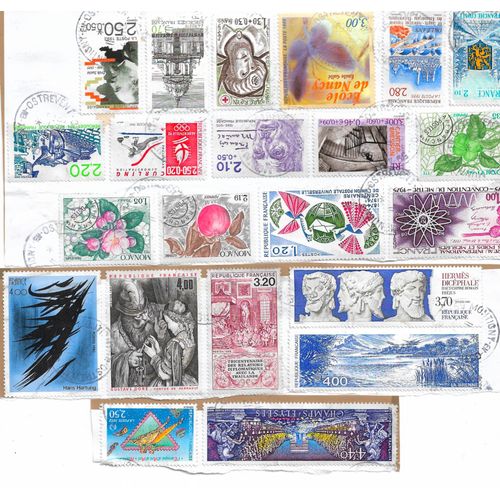 Lot De 22 Timbres De France Qualité D'usage Oblitérés