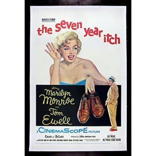 Double Poster L'année Des Méduses Et The Seven Year Itch Marilyn Monroe