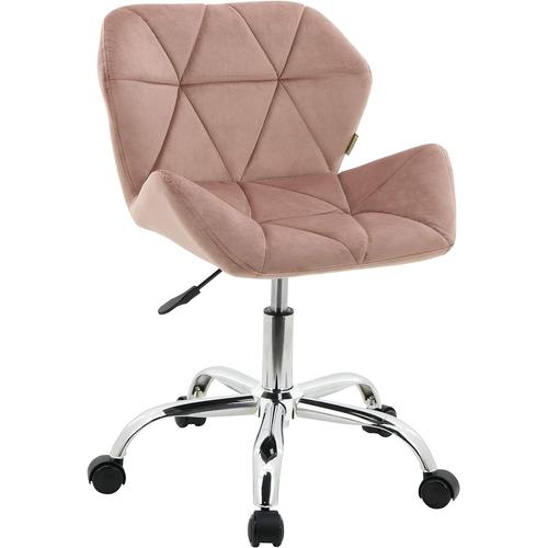 Rose Rose ® Chaise De Bureau Moderne Pivotante En Tissu Rembourré Pour Maison, Bureau, Hauteur Réglable