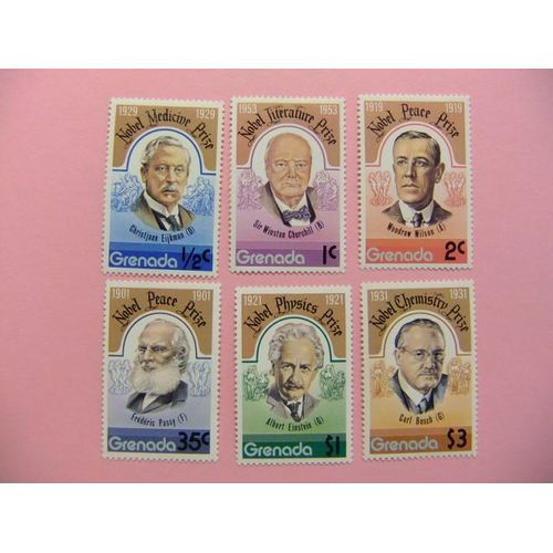 Grenade Grenada 1977 Prix Nobel Personajes Con Premio Nobel Yvert 771 / 776 ** Mnh