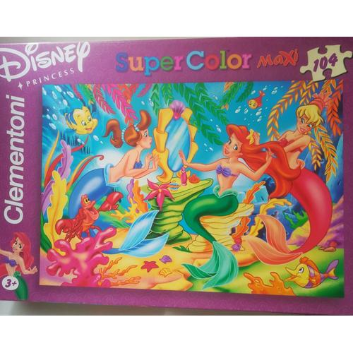 Puzzle 104 Grosses Pièces Ariel La Petite Sirène Disney