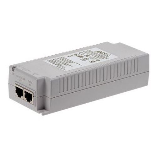 AXIS T8134 Midspan - Injecteur de puissance - CA 100-240 V - 60 Watt - Royaume-Uni - pour AXIS C1410, D3110, P1385-E, P1455-LE, P1455-LE-3, Q6100-E 50, W400; Q60 Series