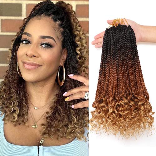 #1b/30/27 14 Inch Crochet Braids Meches Extension Cheveux Naturel Meches Pour Tresses Africaine Perruque Noire Perruque Femme Naturelle Perruque Tresse Africaine Femme (35.6 Cm(Lot De 7), 1b/30/27)