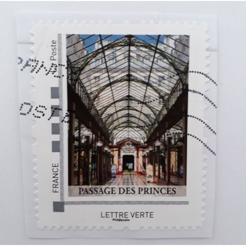 Timbre "Passage Des Princes" (À Paris) Oblitéré