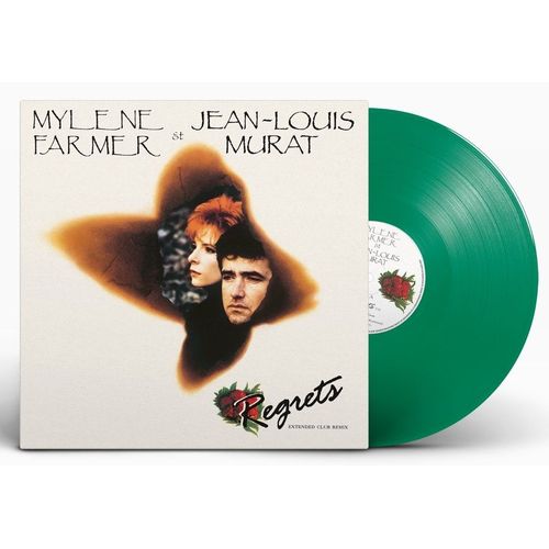Mylene Farmer / Jean Louis Murat Maxi 45tours Vinyle Regrets Exclusivité Couleur Vert