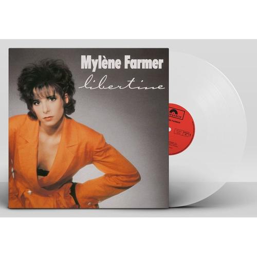 Mylene Farmer Maxi 45tours Vinyle Libertine Veste Orange Exclusivité Couleur Blanc