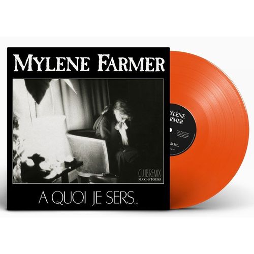 Mylene Farmer Maxi 45tours Vinyle A Quoi Je Sers Exclusivité Couleur Orange