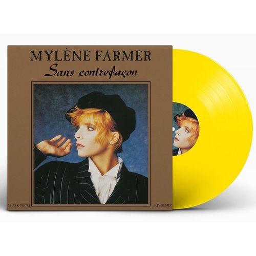 Mylene Farmer Maxi 45tours Vinyle Sans Contrefaçon Exclusivité Couleur Jaune