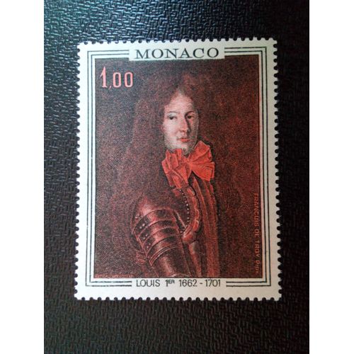Timbre Monaco Yt 845 Louis I (1662-1701), Par Jean François De Troy (1679-1752) 1970 ( 031212 2 )