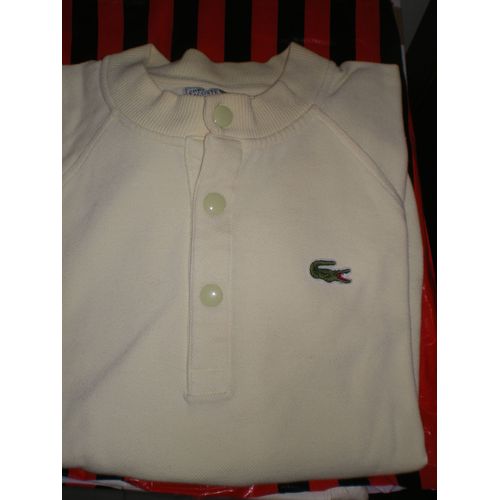 1 Sweat Jaune Clair Lacoste Taille 46