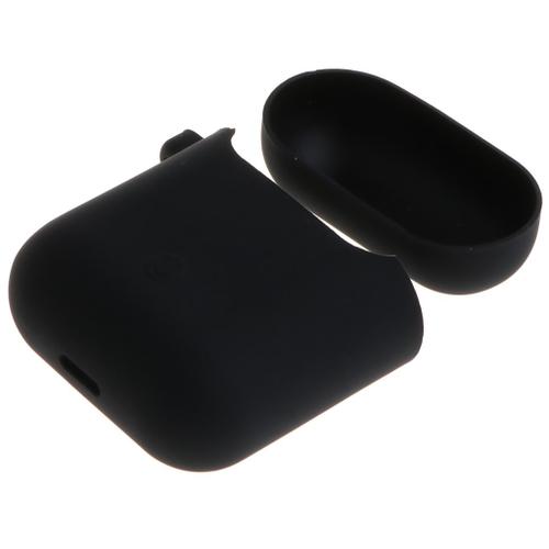 Étui pour AirPods, Coque en Silicone Anti-choc pour Boîtier de Chargement AirPods Noir