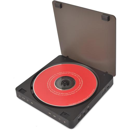 Lecteur CD Portable, Baladeur Personnel HiFi USB 3,5 mm, Lecteur D'album De Disque CD d'apprentissage De Disque, Double Casque,