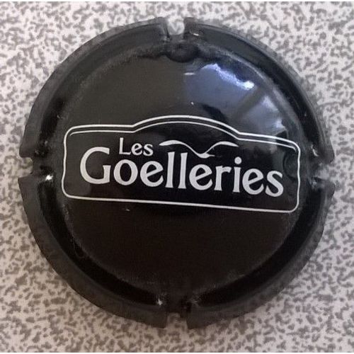 France Capsule De Cidre Les Goelleries Logo Avec Oiseau Noire
