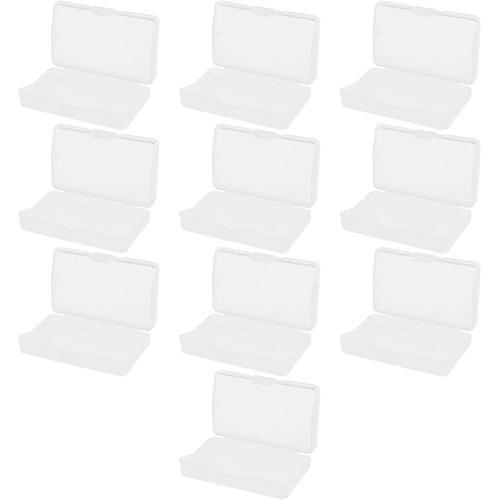 10pcs Cartouche De Jeu Compatible Avec Game Boy Advance Gba Cartouches De Jeu Abs Transparent Carte De Jeu Boîte De Rangement Support Antidérapant Couverture 65x40x13mm