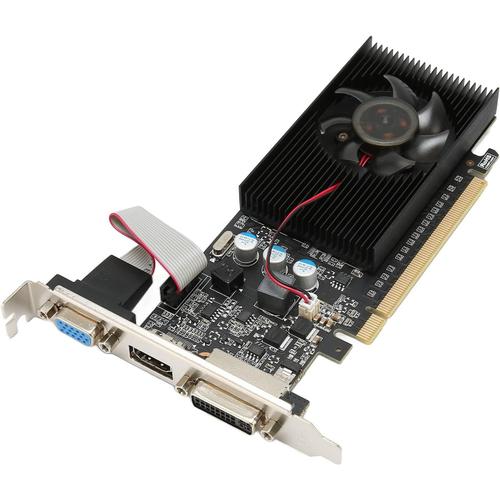 Carte Graphique GT610, Core 810/1000 MHz, pour Utilisation Vidéo HD au Bureau, Mémoire DDR3 1 Go, PCI Express, Sortie VGA DVI (GT610 1GD3 64BIT)