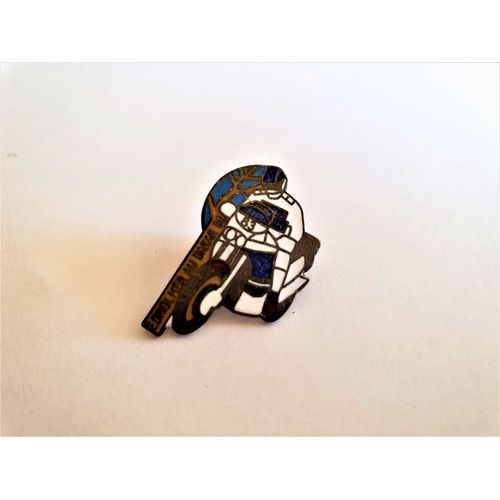 Pins Moto E.Oriol 1er Au Dakar 88 / Signé Pin's Privilège