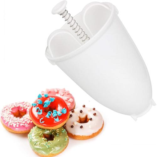 Portable Machines À Donuts En Plastique Distributeur De Pâte En Plastique Pour Beignets Moule De Beignet En Plastique Fabricant De Beignet Accessoires De Pâtisserie Pour Gâteau Outils De Cuisson Diy