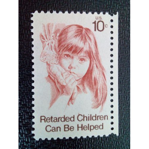 Timbre Etats Unis Yt 1037 Enfant Retardé 1974 ( 031212 4 )