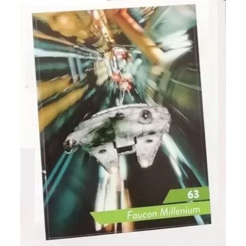 Carte Leclerc Star Wars 2019 Faucon Millenium Numéro 63