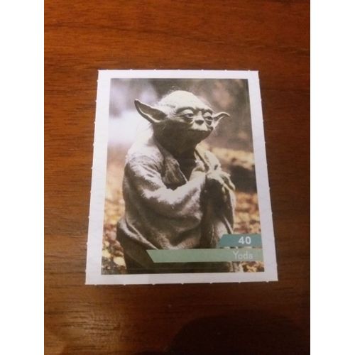 Carte Leclerc Star Wars 2019 Yoda Numéro 40