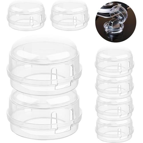 Lot De 8 Grilles De Protection De Cuisinière, Bouton De Sécurité Enfant, Boutons Rotatifs, Protection De Cuisinière Pour Enfants, Interrupteur Pour Chauffe-Eau, Cuisinière, Interrupteur De Cuisinière