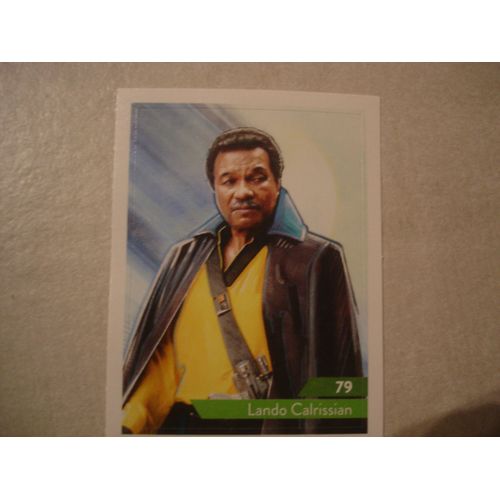 Carte Leclerc Star Wars 2019 Lando Calrissian Numéro 79