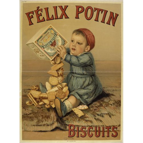 Affiche Biscuits Felix Potin