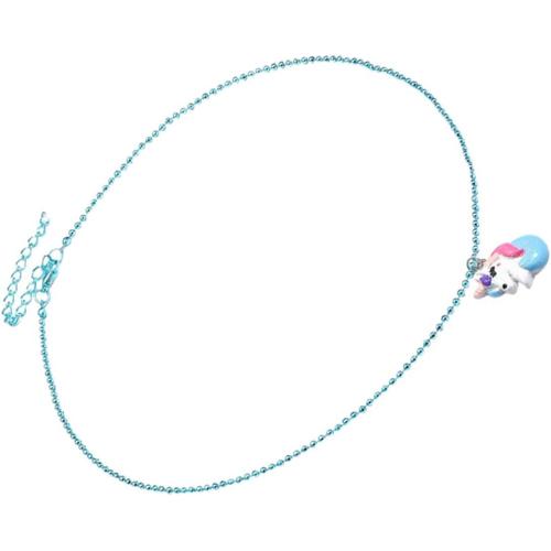 Collier Licorne Pearl Necklace Sautoir Perles Collier Tour De Cou Dessin Animé Chaîne De Pull Licorne Cadeaux Collier De Licorne De Dessin Animé Collier Fille Mignonne