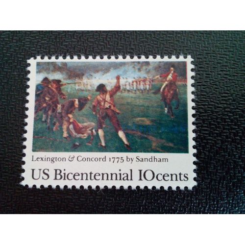 Timbre Etats Unis Yt 1051 "Naissance De La Liberté" Par Henry Sandham 1975 ( 041212 )