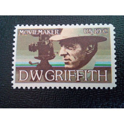 Timbre Etats Unis Yt 1053 David Wark Griffith (1875-1948), Producteur De Films Cinématographiques 1975 ( 041212 )
