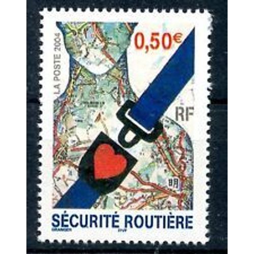 Timbre France 2004 Neuf ** Yt N° 3659 Sécurité Routière