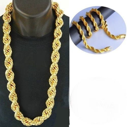 Collier Plaqué Or 24 Carats.