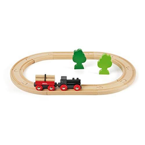 Brio World - 33042 Little Forest Train Set | 18 Piece Train Toy With Accessories And Wooden Tracks For Kids Ages 3 And Up