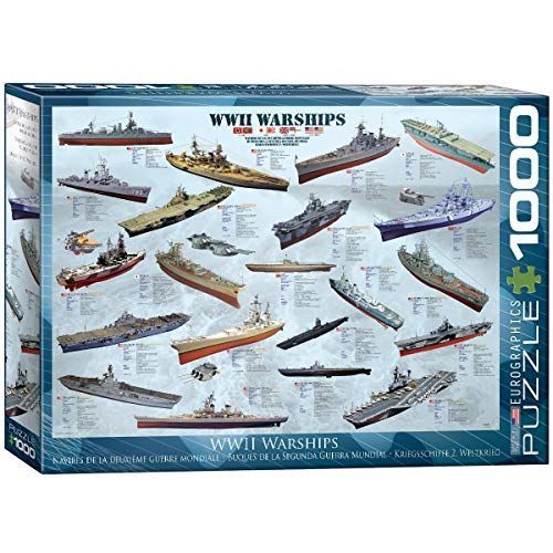 Eurographics Wwii War Ships 1000 Piece Puzzle