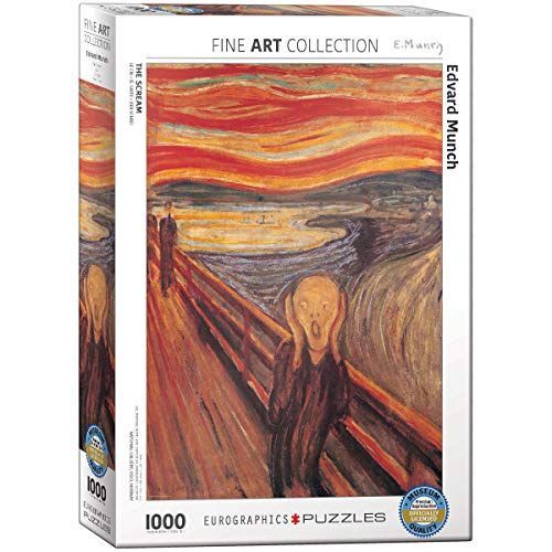 Eurographics The Scream By Edvard Munch Puzzle (1000-Piece)