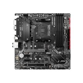 MSI B450M MORTAR MAX - Carte-mère - micro ATX - Socket AM4 - AMD B450 Chipset - USB-C Gen2, USB 3.2 Gen 1, USB 3.2 Gen 2 - Gigabit LAN - carte graphique embarquée (unité centrale requise) - audio...